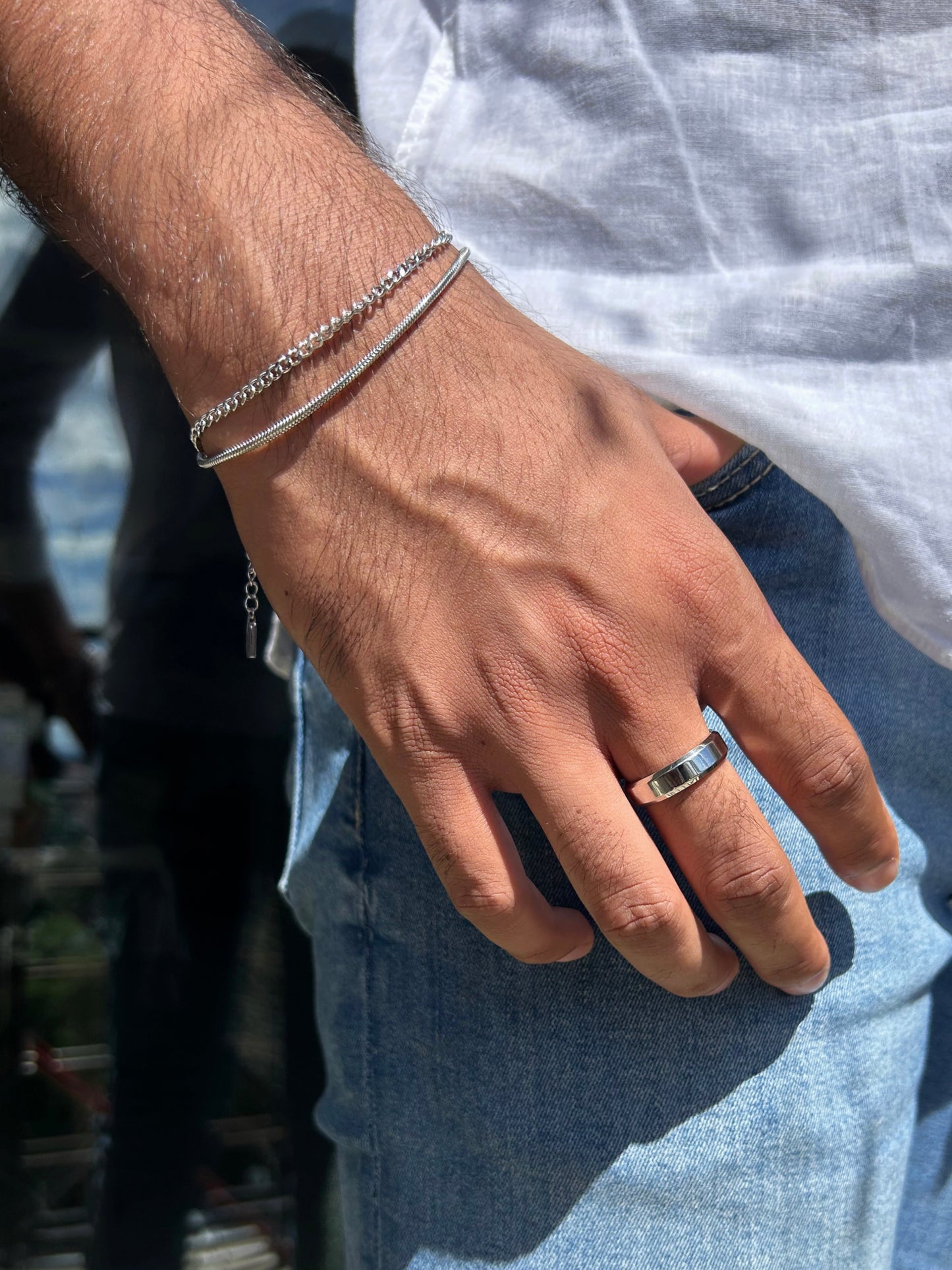 Cipher Snake Chain Bracelet