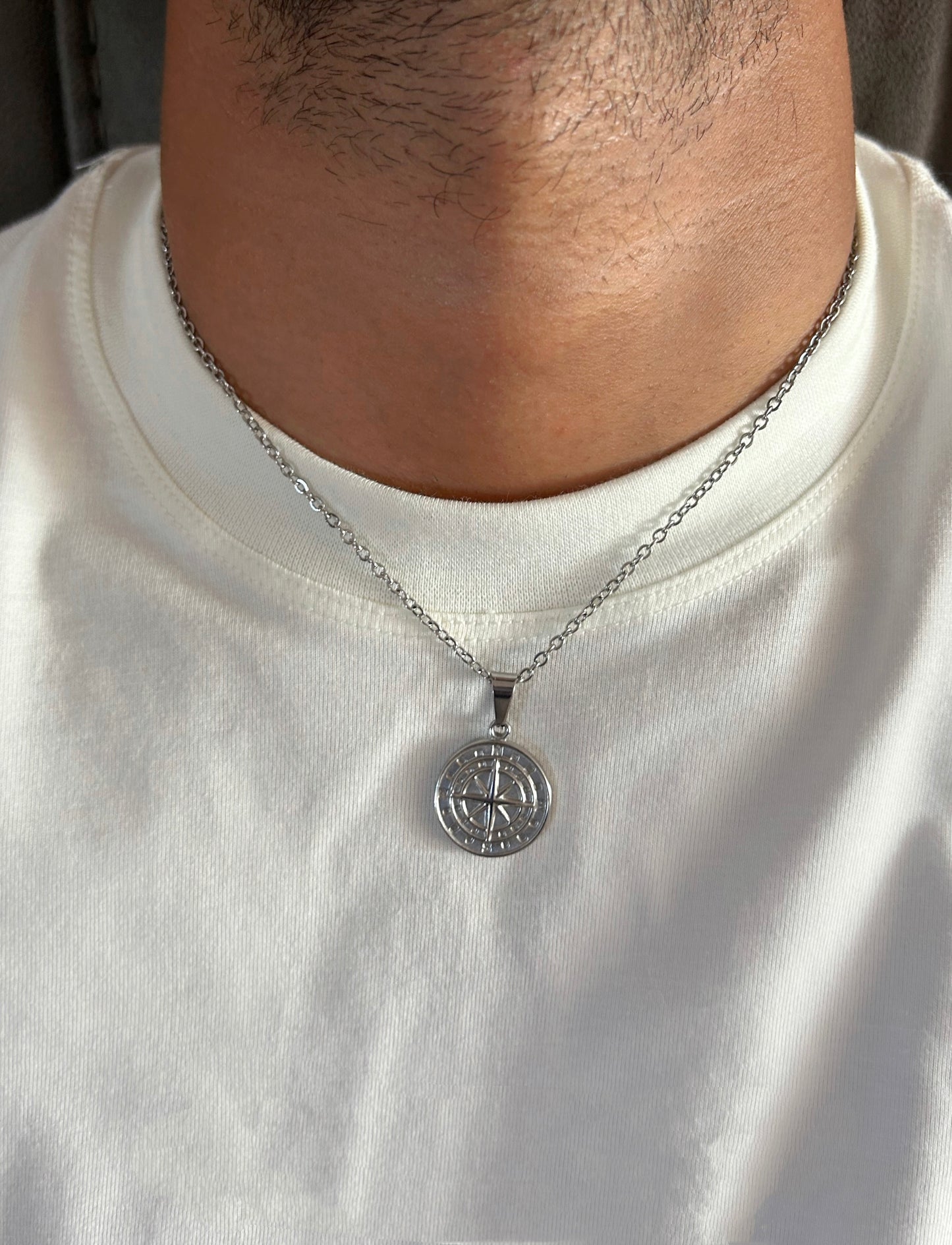 Atlas Compass Necklace