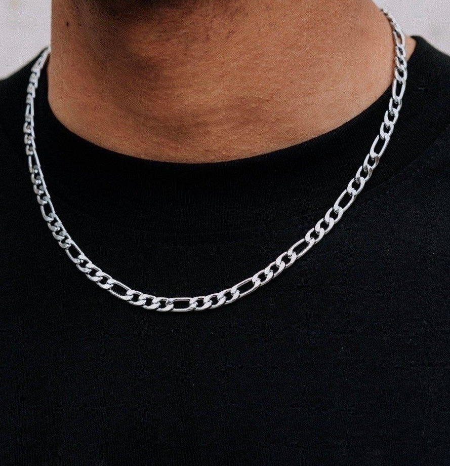 Zephyr Figaro Chain Necklace- 4mm