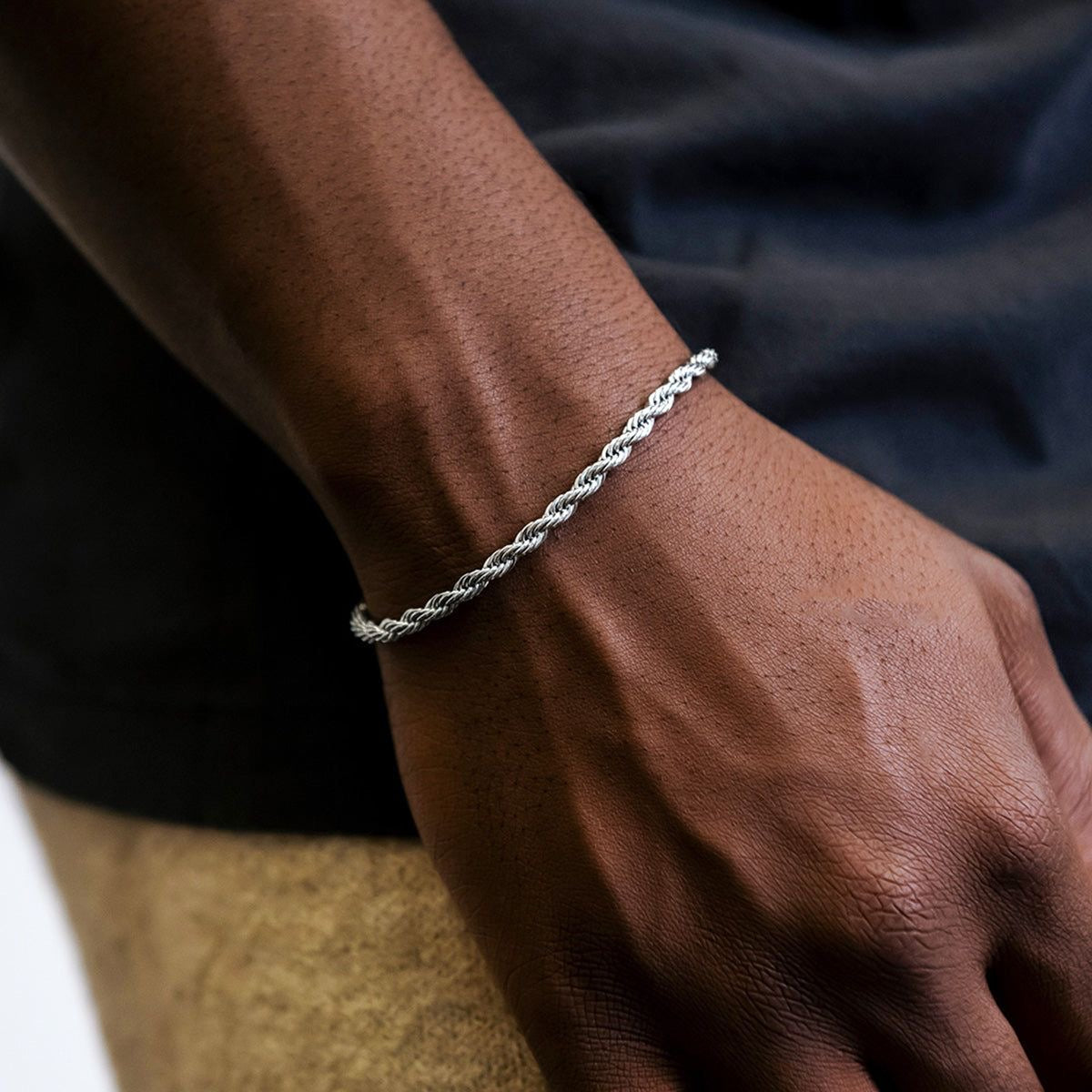 Rocky Rope Chain Bracelet