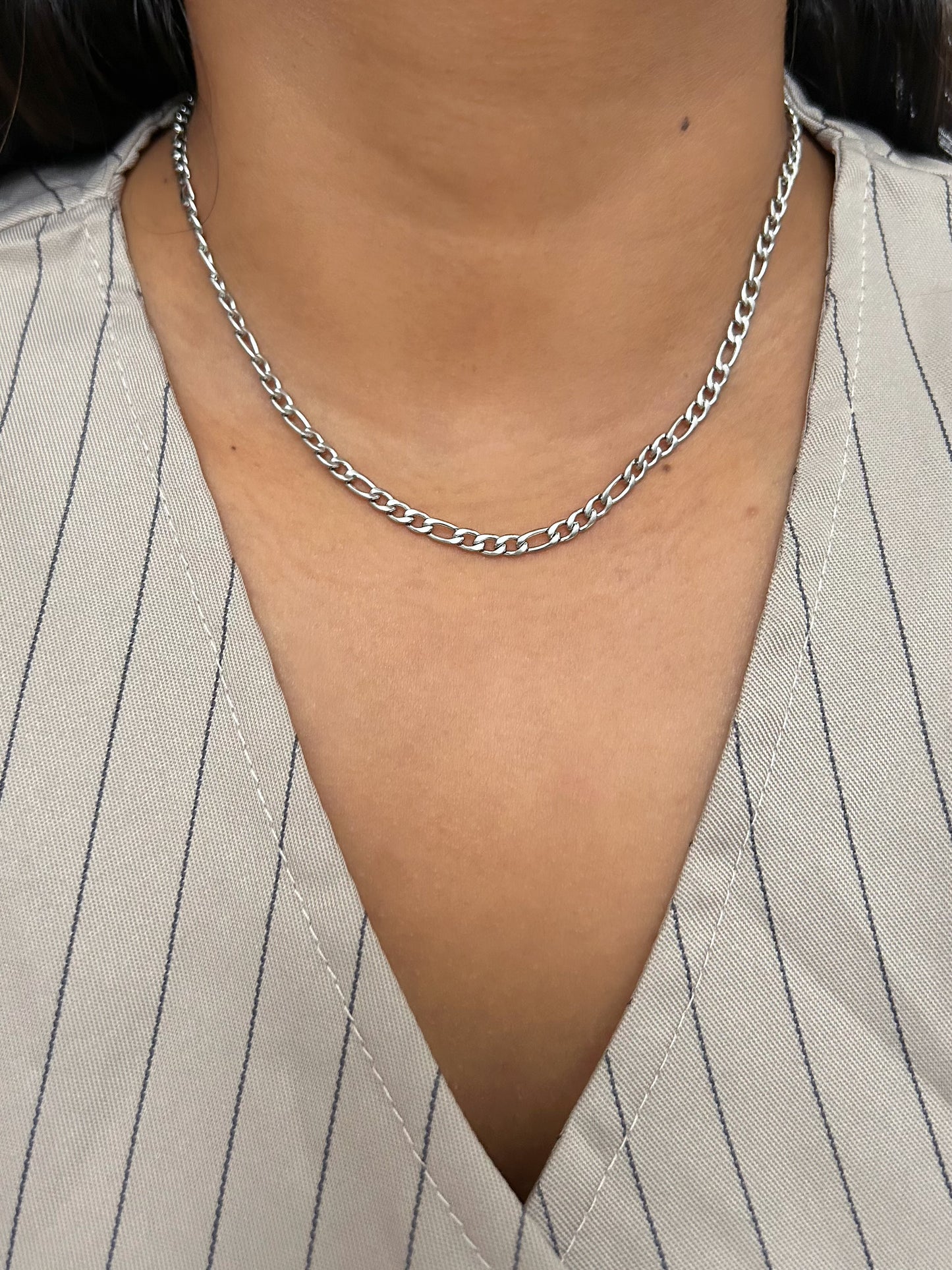 Faye Figaro Chain Necklace- 4mm