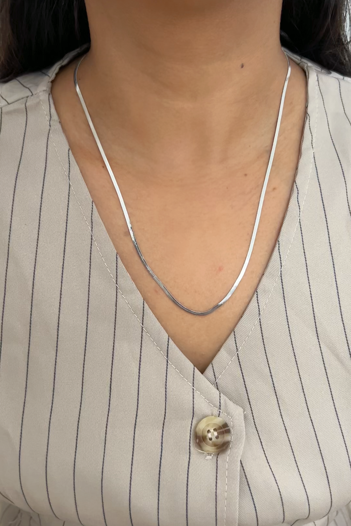 Zaria Herringbone Chain- 2mm