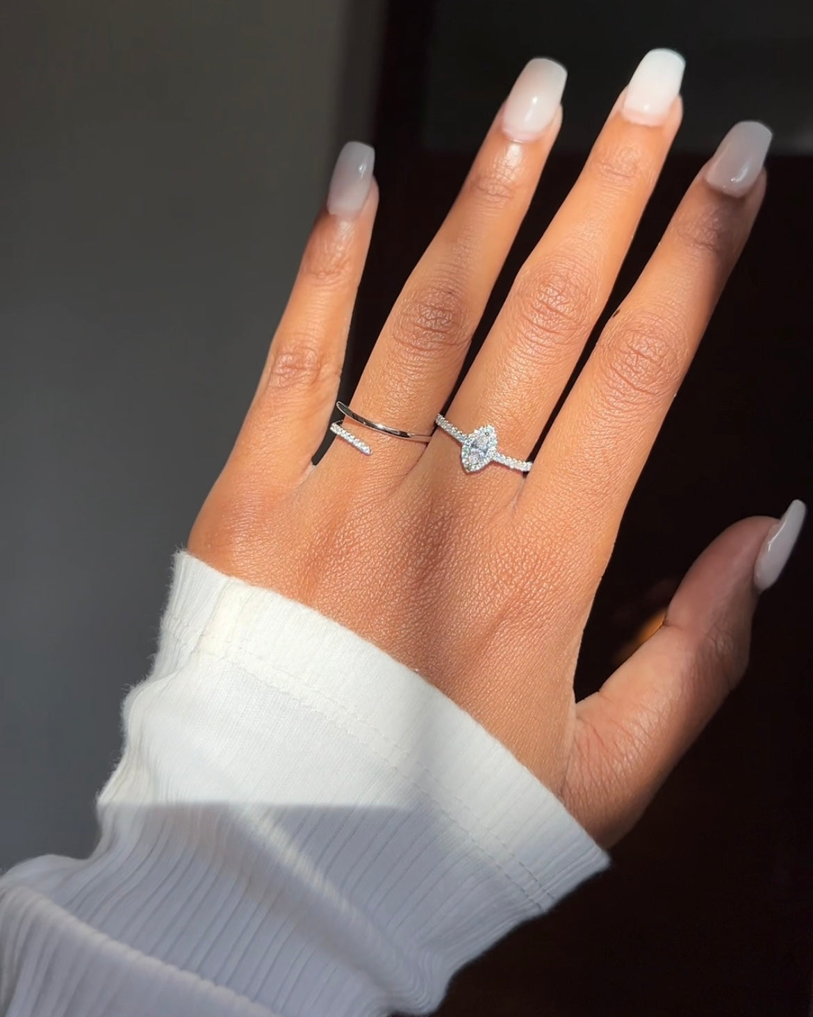Ora Marquise Promise Ring
