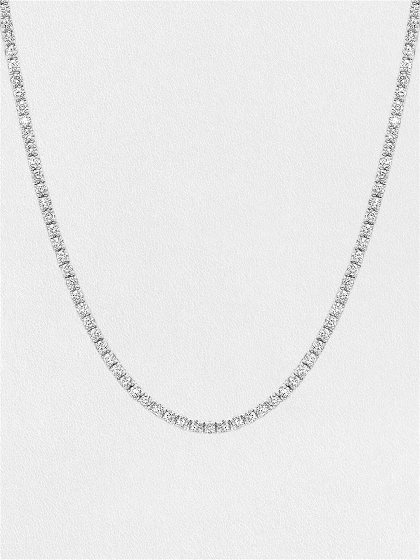 Stellar Tennis Necklace | Silver