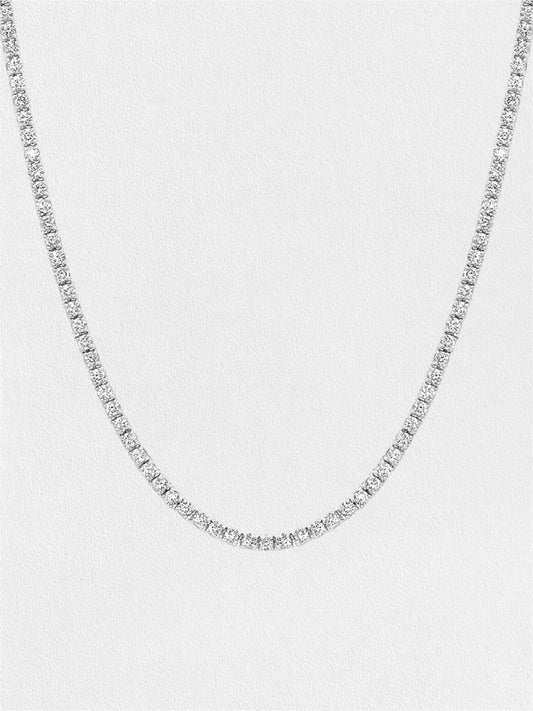 Stellar Tennis Necklace | Silver