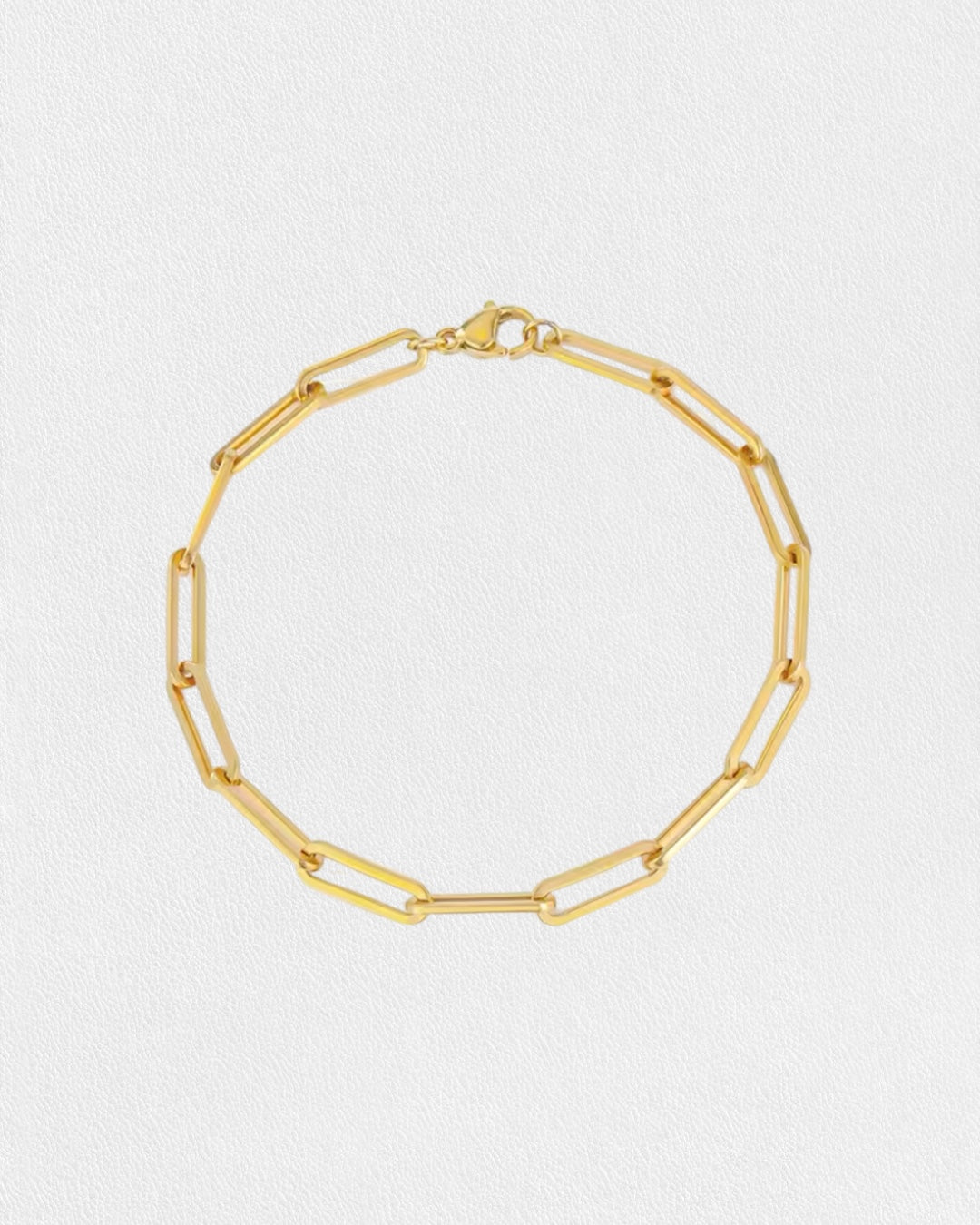 Olivia Paperclip Chain Bracelet