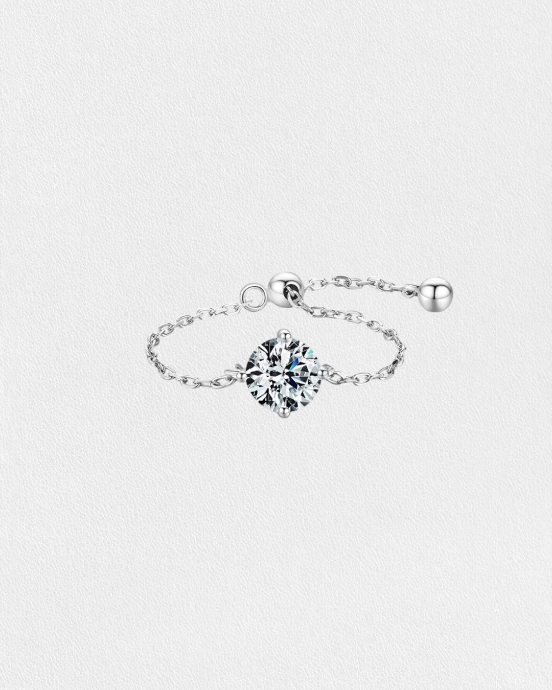 Lunaria Chain Ring- Round