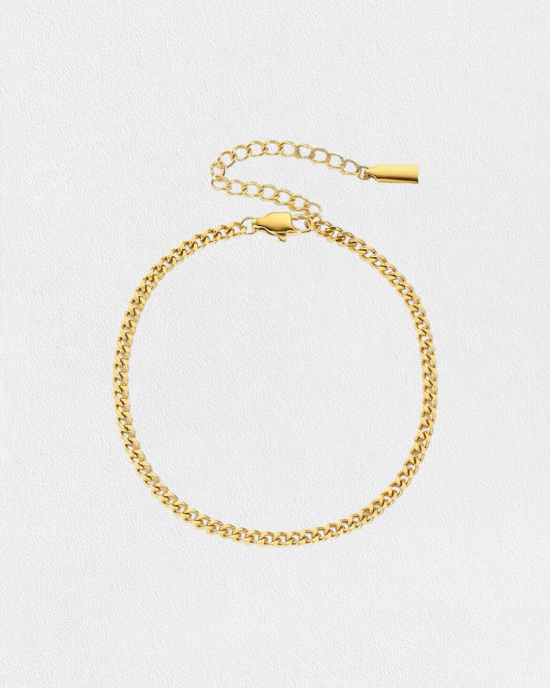 River Cuban Anklet