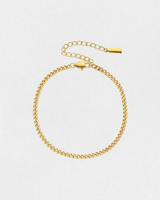River Cuban Anklet
