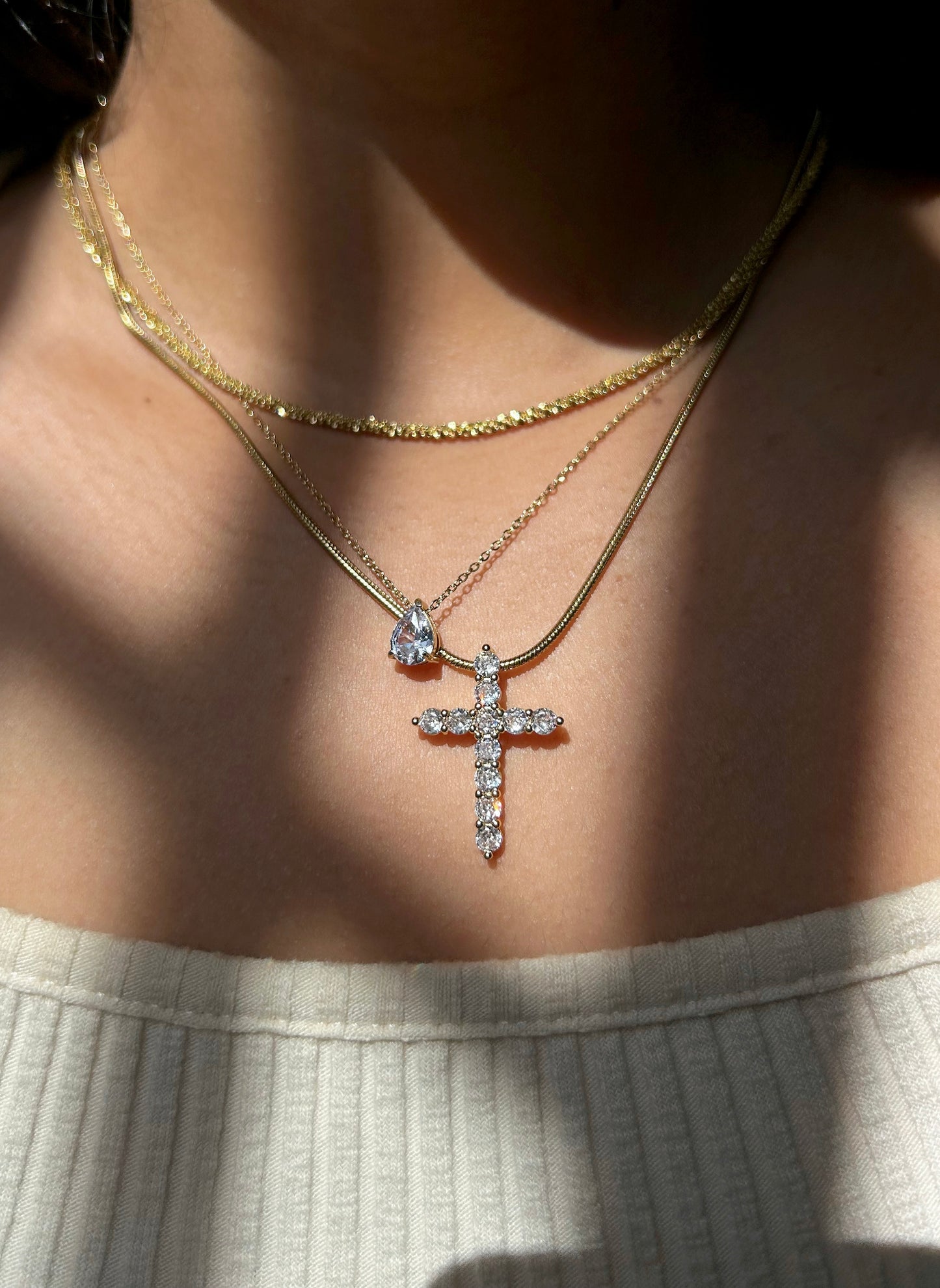 Eliana Cross Necklace