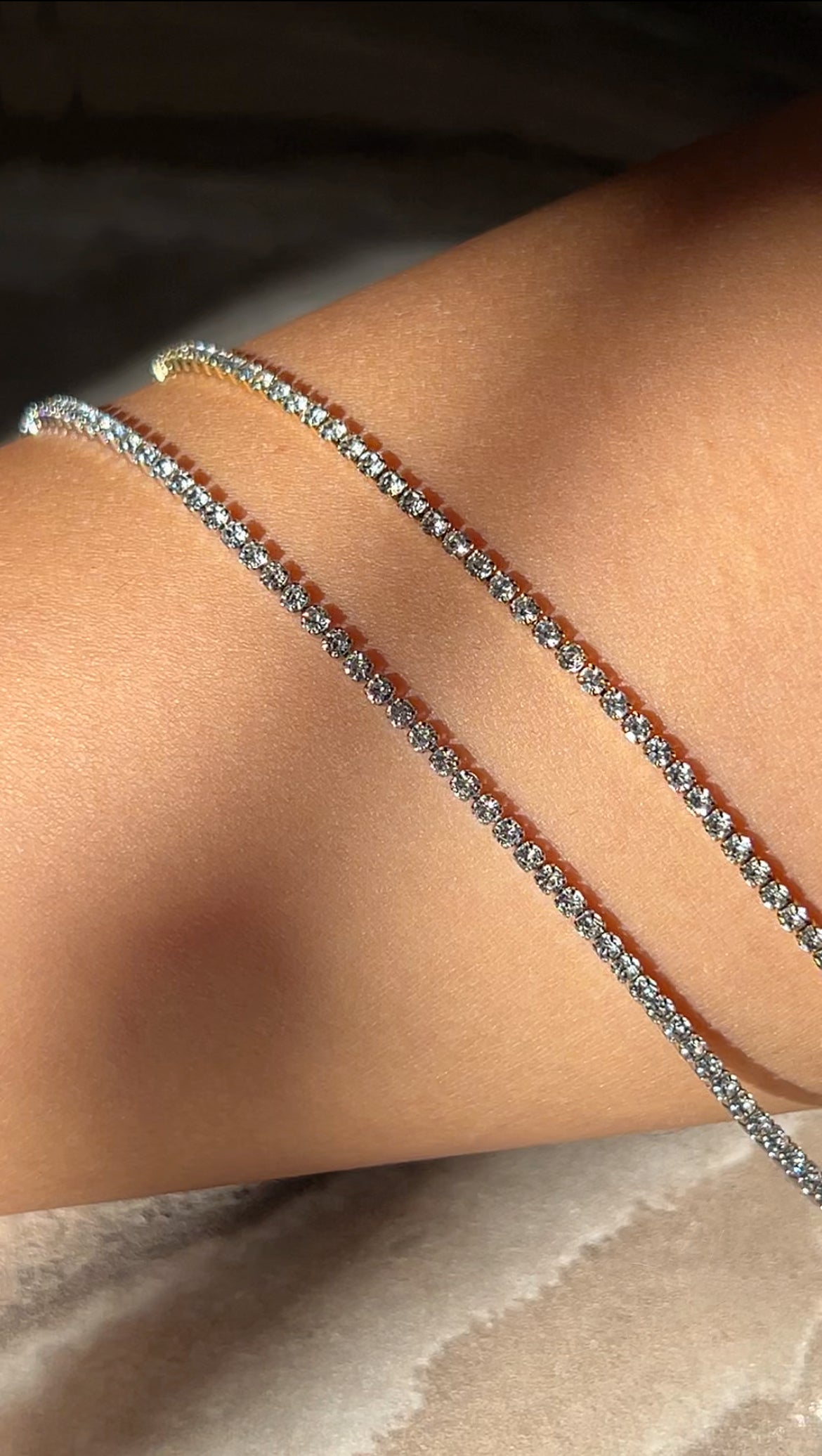Stellar Tennis Necklace | Silver