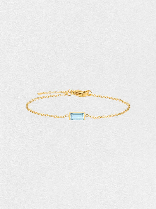 Cassidy Bracelet - Aquamarine