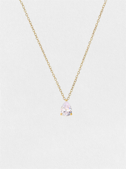 Lana Teardrop Chain | Clear Zircon